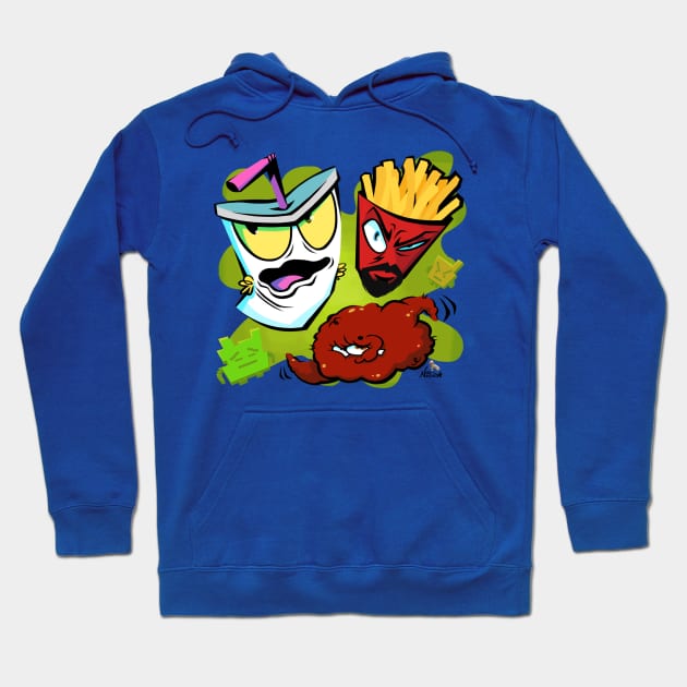 popular meatball cartoon Hoodie by Nissa Elise